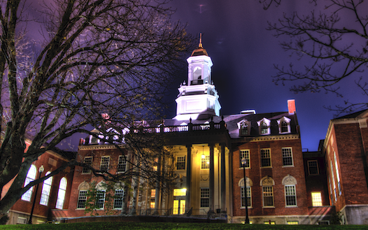 Photo of the Wilbur Cross building on the University of Connecticut campus